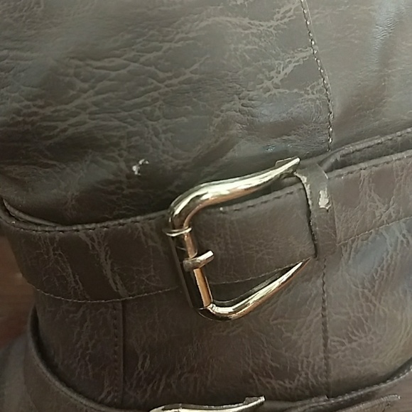 Brown slouch boots - Picture 3 of 4